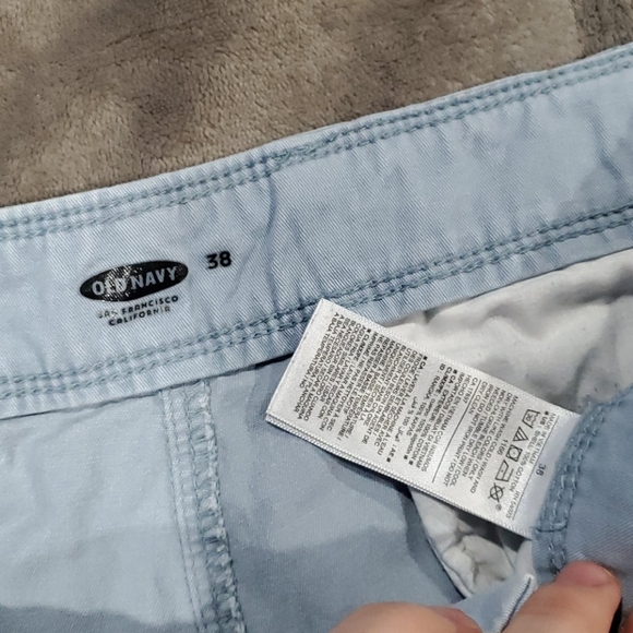 Blue old navy flat shorts - Picture 3 of 3